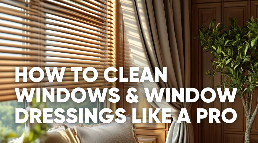 The Ultimate Guide to Cleaning Windows, Blinds, and Curtains Like a Pro