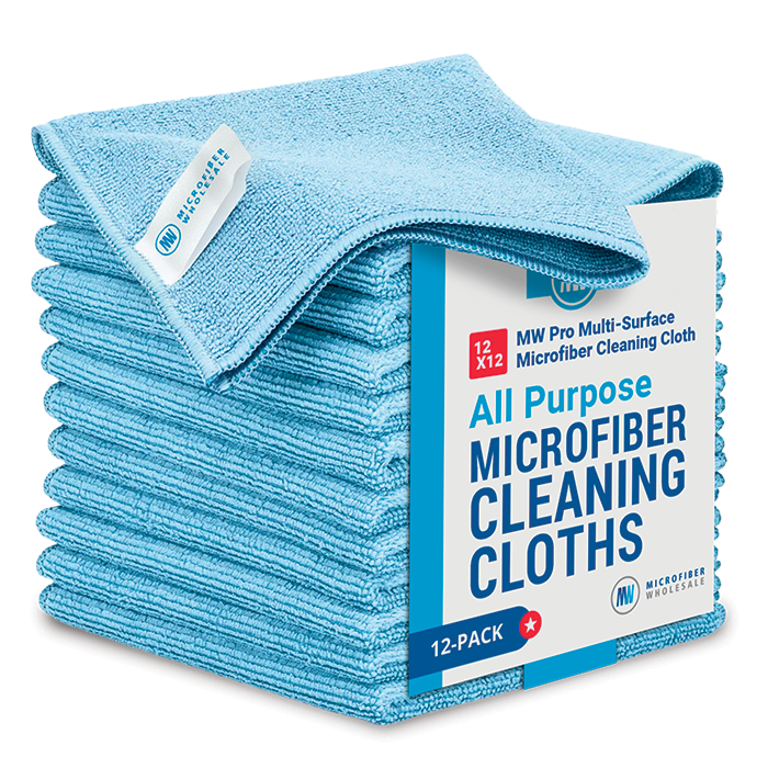 12 Pack of Microfiber Hand Towels- 16 x 27- Blue