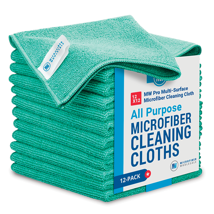 12”x12” Microfiber Cleaning Cloth (10 Colors)