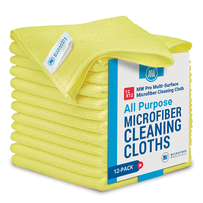 Microfiber Dish Cloths With Scrubber - 12 Pack (Scratch Free) — Microfiber  Wholesale