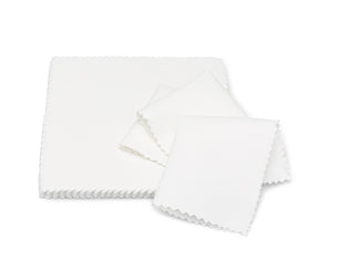 6x6 Suede Microfiber Cloth - White - Pack of 50