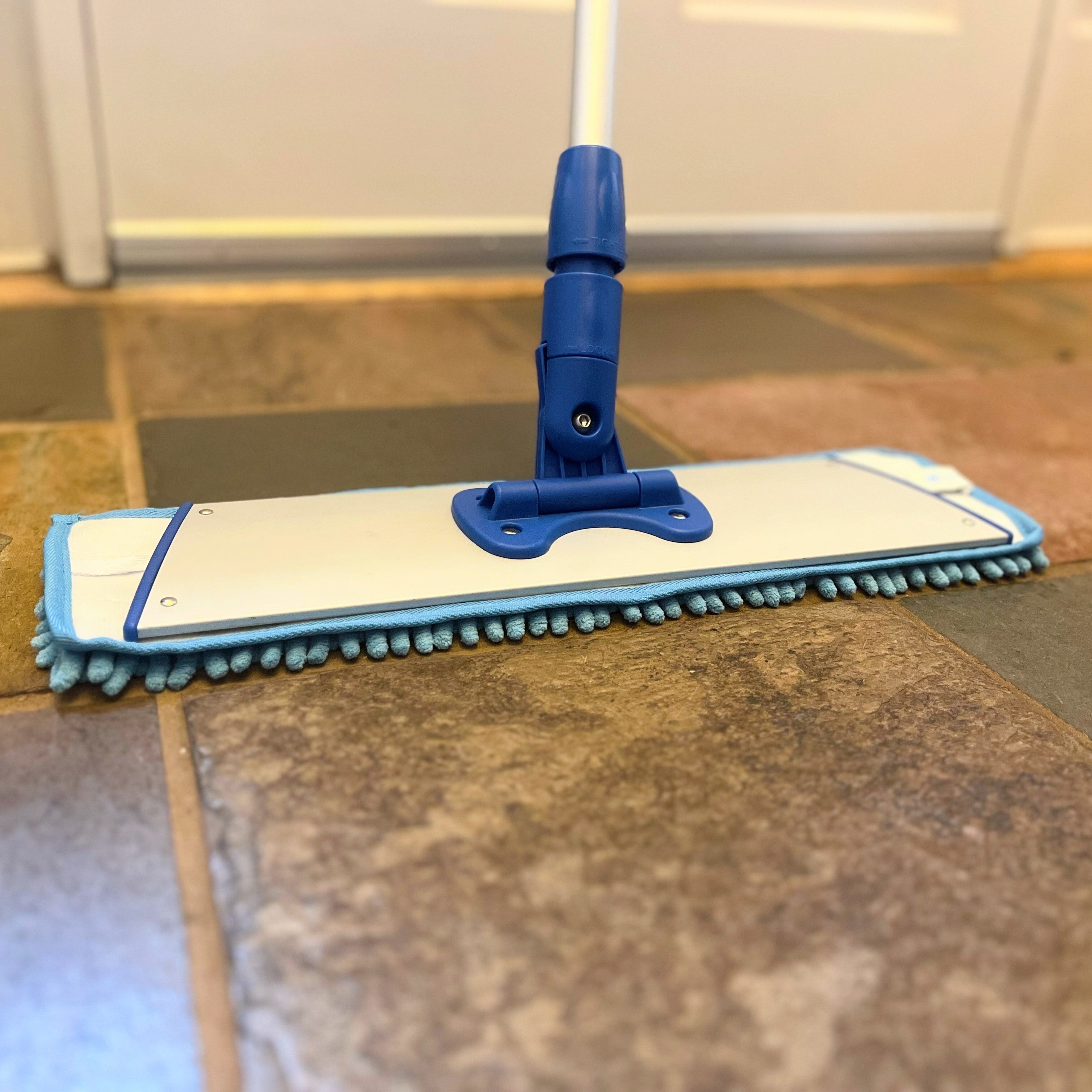 Chenille Microfiber Flat Mop Floor Cleaning Mop, Wet Dry Used Mop