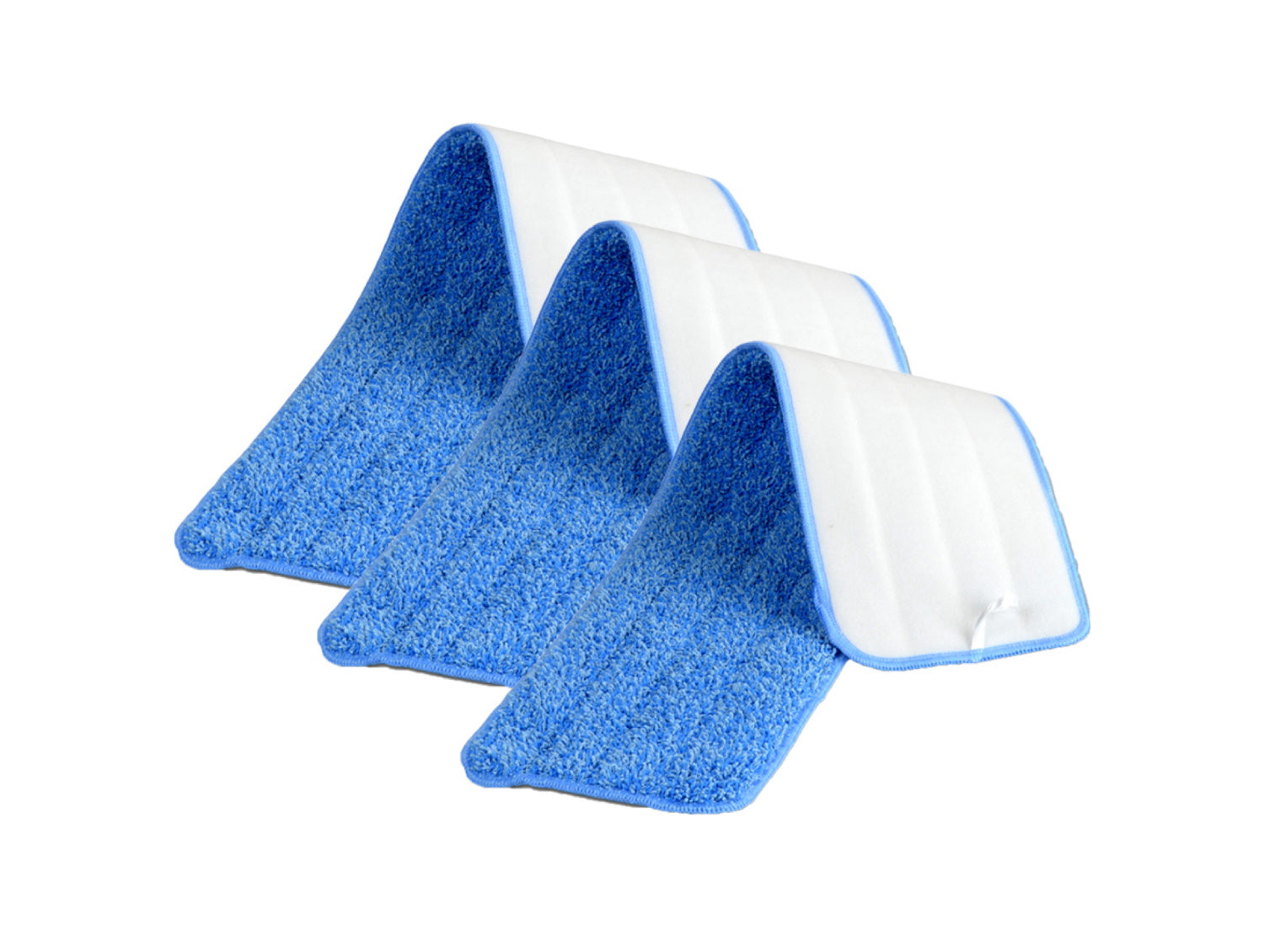 Rubbermaid Microfiber Wet Mop Room Pads, 24 in., Blue
