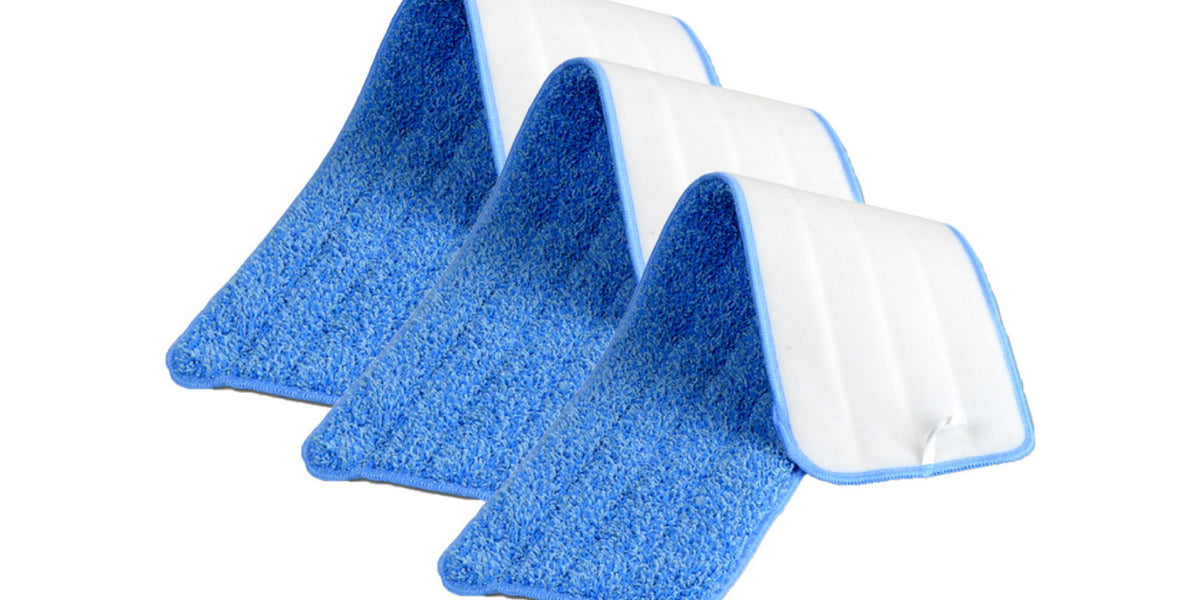 Rubbermaid Commercial Products 12-Pack Reusable Microfiber Mop Pad