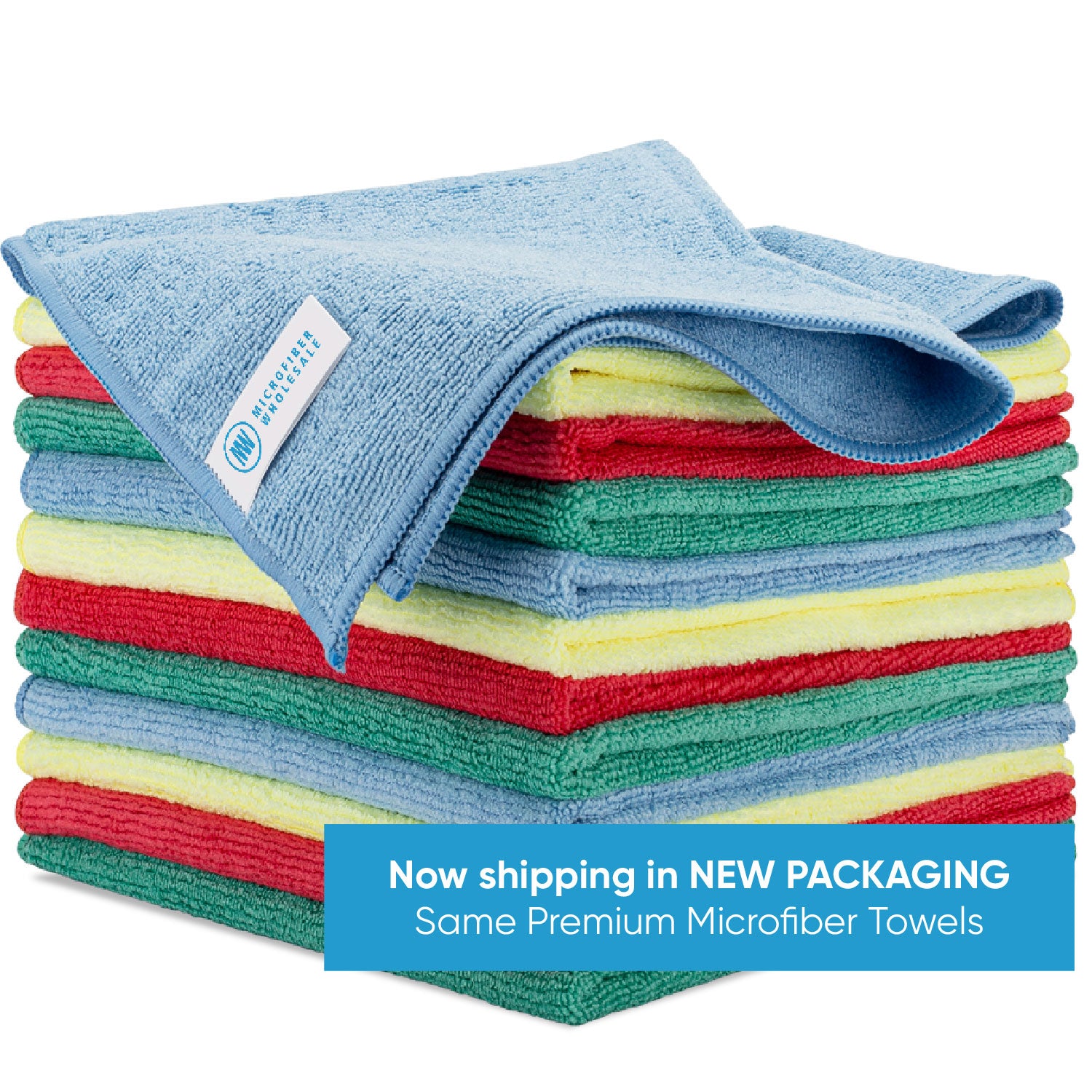 16” x 16” Buff™ Multi-Surface Microfiber Cleaning Towel (16 Colors