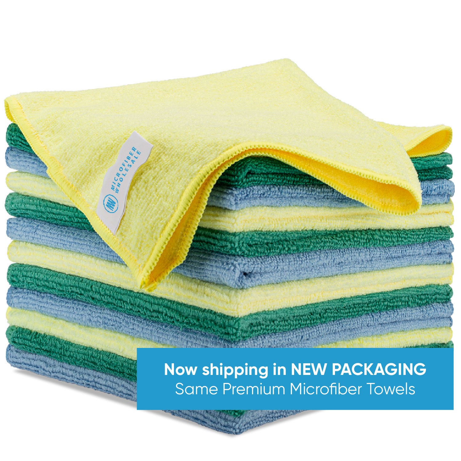 Yellow Microfiber Towels for Glass