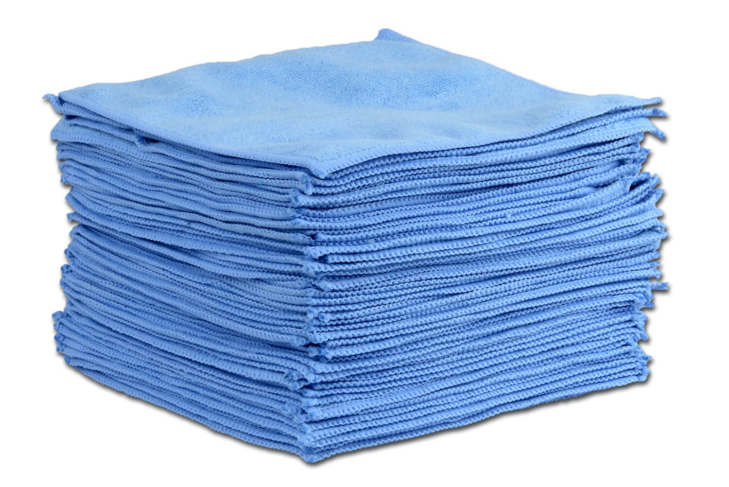 16 x 16 Economy All Purpose Microfiber Towels - 50 Pack - Reusable Wash  Cloths, Dust, Kitchen, Car, Shop Rags for Cleaning (Blue)