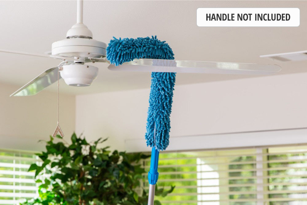 Microfiber Flexible Ceiling Fan Duster with Washable Chenille
